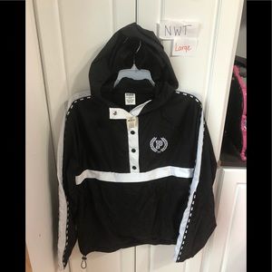 NWT Victoria Secret pink M/L anorak pullover